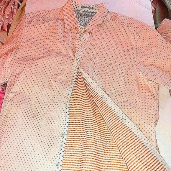 Ted Baker London short sleeve cotton button up shirt - Picture 1 of 7